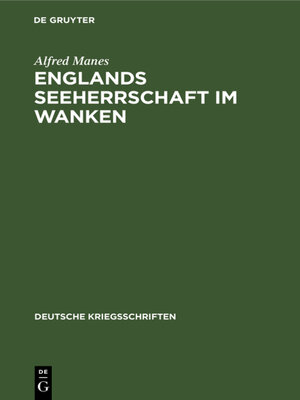 cover image of Englands Seeherrschaft im Wanken